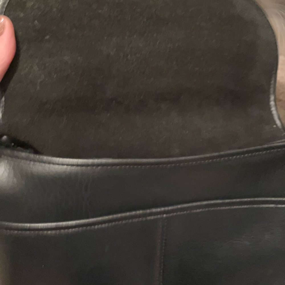 Coach Black Leather Shoulder Bag - Picture 5 of 9